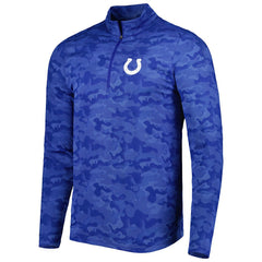 Indianapolis Colts Antigua Brigade Quarter-Zip Sweatshirt Royal | NFL