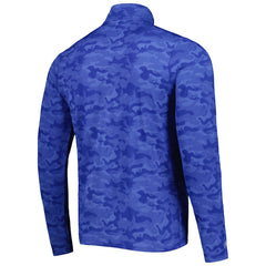 Seattle Seahawks Antigua Brigade Throwback Quarter-Zip Top Royal | NFL