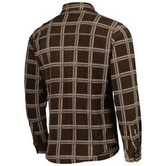 Cleveland Browns Antigua Industry Flannel Button-Up Shirt Jacket Brown | NFL