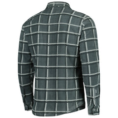 Green Bay Packers Antigua Industry Flannel Button-Up Shirt Jacket Gray | NFL