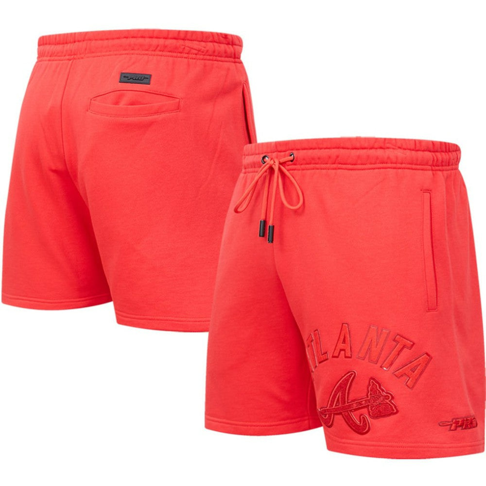 Atlanta Braves Pro Standard Triple Red Classic Shorts Shorts - MLB
