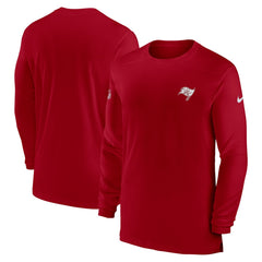 Tampa Bay Buccaneers Sideline Coach Performance Long Sleeve T-Shirt Red | Nike for Sale