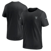 Las Vegas Raiders Sideline Coach Performance T-Shirt Black | Nike for Sale