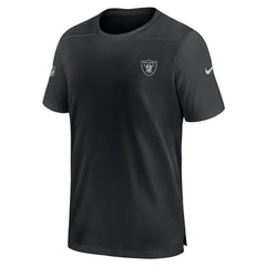 Las Vegas Raiders Sideline Coach Performance T-Shirt Black | Nike for Sale