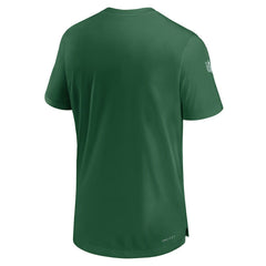 New York Jets Sideline Coach Performance T-Shirt Green | Nike for Sale