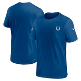 Indianapolis Colts Sideline Coach Performance T-Shirt Royal | Nike for Sale