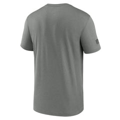 Las Vegas Raiders Sideline Legend Performance T-Shirt Heather Gray | Nike for Sale