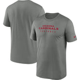Arizona Cardinals Sideline Legend Performance T-Shirt Heather Gray | Nike for Sale