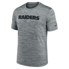 Las Vegas Raiders Velocity Performance T-Shirt Gray | Nike for Sale