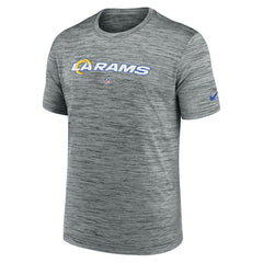 Los Angeles Rams Velocity Performance T-Shirt Gray | Nike for Sale