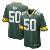 Zach Tom Green Bay Packers Game Player Jersey Green | Nike for Sale