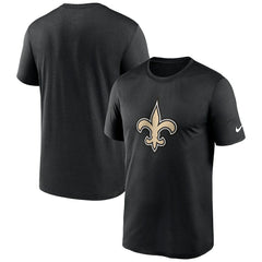 New Orleans Saints Primetime Legend Logo Performance T-Shirt Black | Nike for Sale