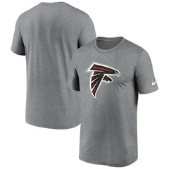 Atlanta Falcons Primetime Legend Logo Performance T-Shirt Heather Charcoal | Nike for Sale