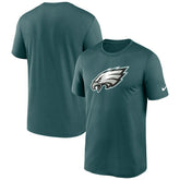 Philadelphia Eagles Primetime Legend Logo Performance T-Shirt Midnight Green | Nike for Sale