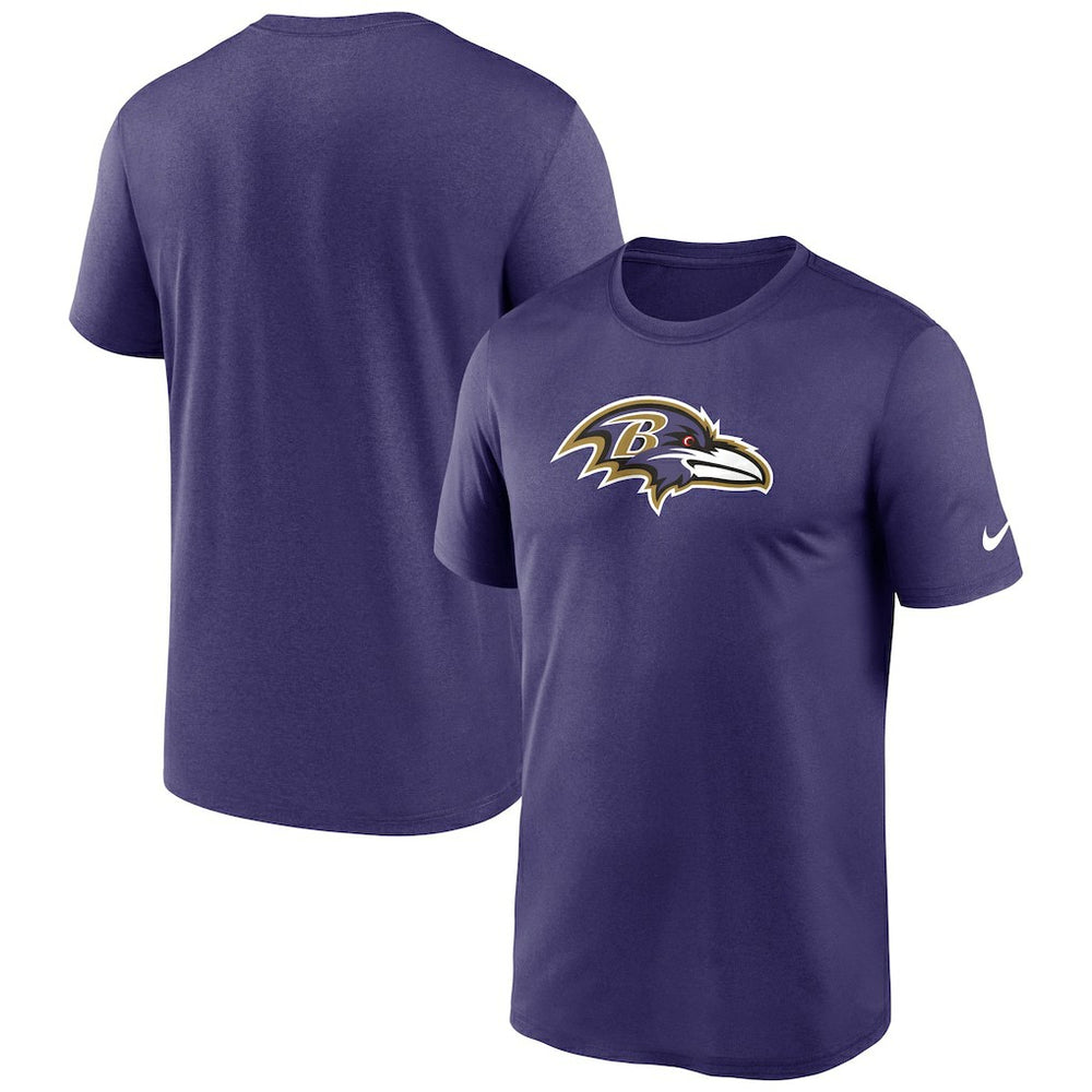 Baltimore Ravens Primetime Legend Logo Performance T-Shirt Purple | Nike for Sale