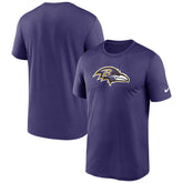 Baltimore Ravens Primetime Legend Logo Performance T-Shirt Purple | Nike for Sale