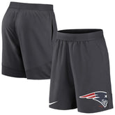 New England Patriots Stretch Performance Shorts Anthracite | Nike for Sale