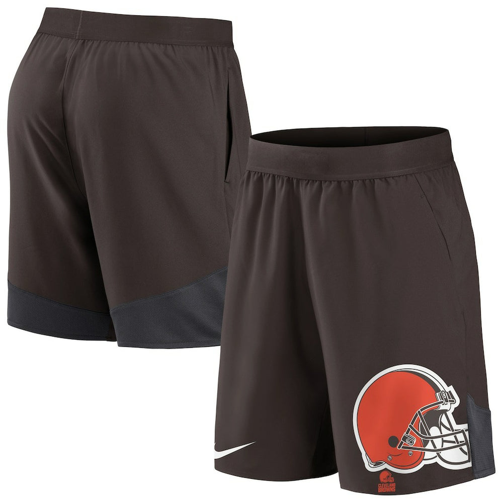 Cleveland Browns Stretch Performance Shorts Brown | Nike for Sale