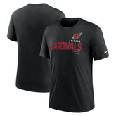 Arizona Cardinals Team Tri-Blend T-Shirt Heather Black | Nike for Sale
