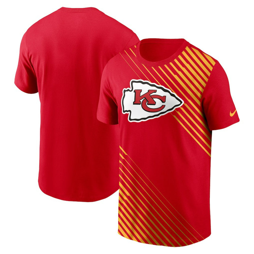 Kansas City Chiefs Yard Line Fashion Asbury T-Shirt Red | Nike for Sale