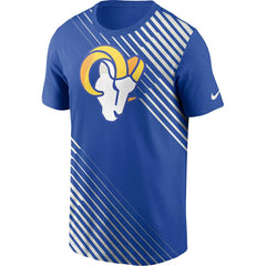 Los Angeles Rams Yard Line Fashion Asbury T-Shirt Royal | Nike for Sale