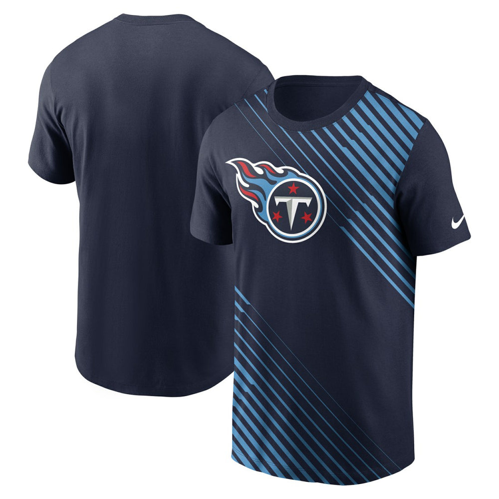 Tennessee Titans Yard Line Fashion Asbury T-Shirt Navy | Nike for Sale
