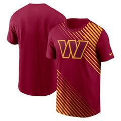 Washington Commanders Yard Line Fashion Asbury T-Shirt Burgundy | Nike for Sale