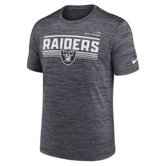 Las Vegas Raiders Yardline Velocity Performance T-Shirt Anthracite | Nike for Sale