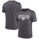 Pittsburgh Steelers Yardline Velocity Performance T-Shirt Anthracite | Nike for Sale