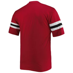 Tampa Bay Buccaneers Big & Tall Arm Stripe T-Shirt Red | NFL