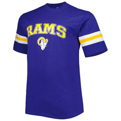 Los Angeles Rams Big & Tall Arm Stripe T-Shirt Royal | NFL