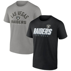 Las Vegas Raiders Player Pack T-Shirt Combo Set Black/Silver | Fanatics