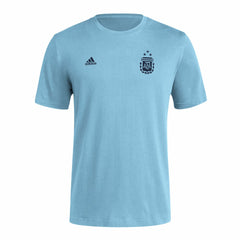 Argentina National Team Crest T-Shirt Light Blue | Adidas