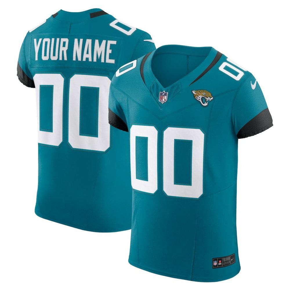 Jacksonville Jaguars Vapor F.U.S.E. Elite Custom Jersey Teal | Nike for Sale