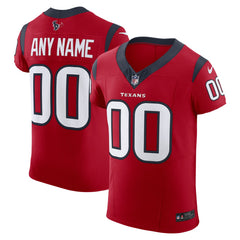Houston Texans Alternate Vapor F.U.S.E. Elite Custom Jersey Red | Nike for Sale