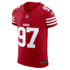 Nick Bosa San Francisco 49ers Vapor F.U.S.E. Elite Jersey Scarlet | Nike for Sale