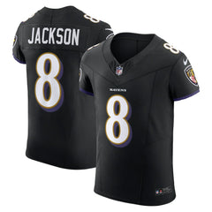 Lamar Jackson Baltimore Ravens Alternate Vapor F.U.S.E. Elite Jersey Black | Nike for Sale