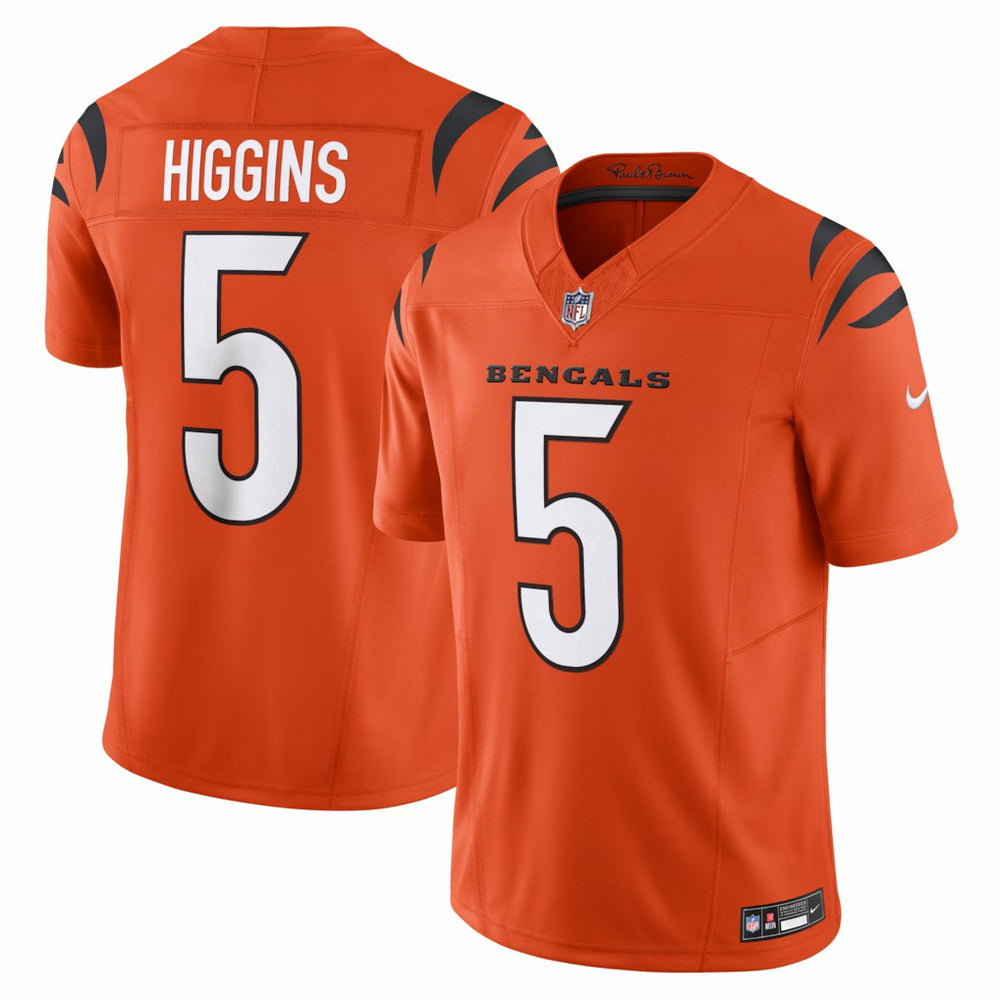 Tee Higgins Cincinnati Bengals Vapor F.U.S.E. Limited Jersey Orange | Nike for Sale