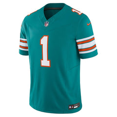 Tua Tagovailoa Miami Dolphins Vapor F.U.S.E. Limited Jersey Aqua | Nike for Sale