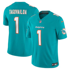 Tua Tagovailoa Miami Dolphins Vapor F.U.S.E. Limited Jersey Aqua | Nike for Sale