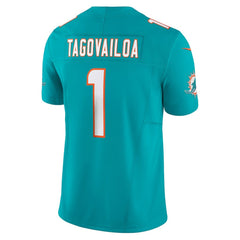 Tua Tagovailoa Miami Dolphins Vapor F.U.S.E. Limited Jersey Aqua | Nike for Sale