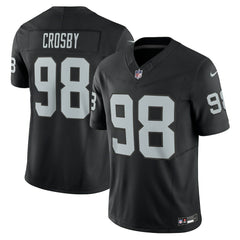 Maxx Crosby Las Vegas Raiders Vapor F.U.S.E. Limited Jersey Black | Nike for Sale