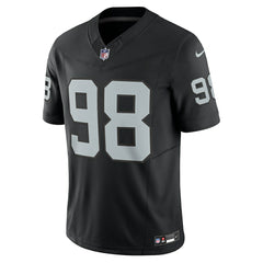 Maxx Crosby Las Vegas Raiders Vapor F.U.S.E. Limited Jersey Black | Nike for Sale