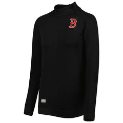 Boston Red Sox Levelwear Women's Verse Asymmetrical Raglan Tri-Blend Quarter-Zip Jacket - MLB