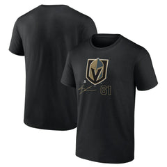 Mark Stone Vegas Golden Knights Fanatics Name and Number T-Shirt - Black - NHL