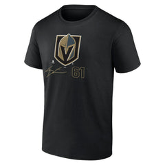Mark Stone Vegas Golden Knights Fanatics Name and Number T-Shirt - Black - NHL
