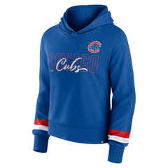 Chicago Cubs Fanatics Women's Over Under Pullover Hoodie - MLB