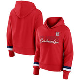 St. Louis Cardinals Fanatics Women's Over Under Pullover Hoodie - MLB