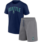 Seattle Mariners Fanatics Arch T-Shirt & Shorts Combo Set - MLB