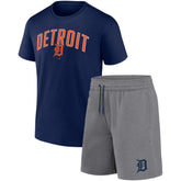 Detroit Tigers Fanatics Arch T-Shirt & Shorts Combo Set - MLB